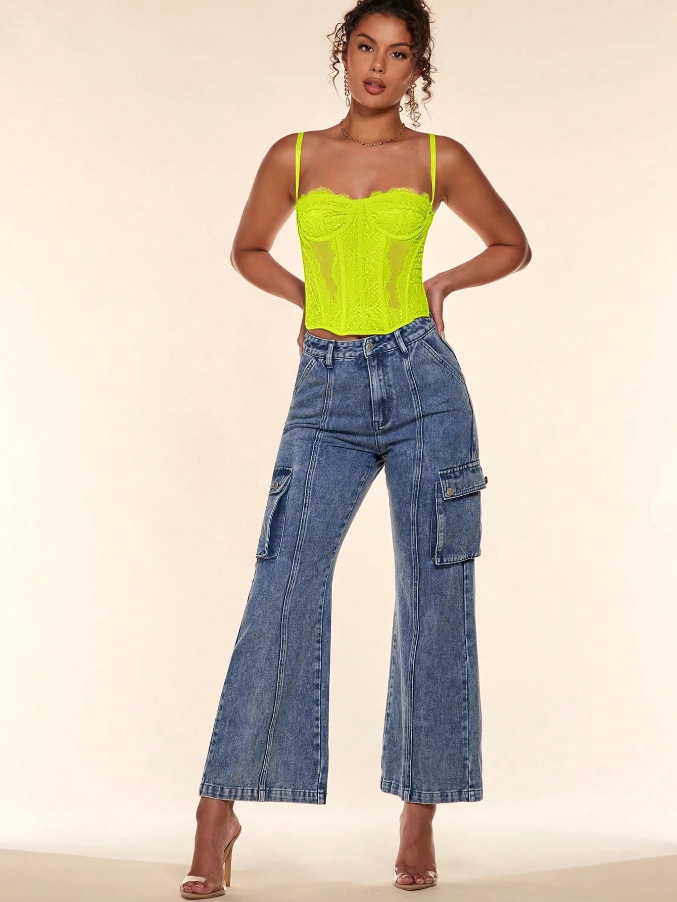 Top corset feminino justo e estrutura de barbatanas estilo colete